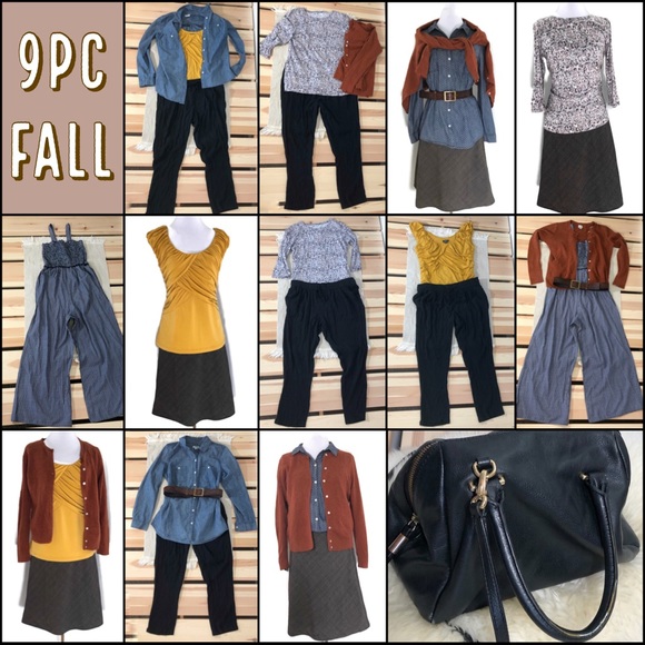 LOFT Tops - 9 Pc Fall/Winter Capsule Wardrobe Bundle 8/Medium